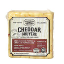 Wood River Cheddar Gruyere Roasted Red Pepper & Cracked Peppercorn, 8 oz (2-Pack) Cheese Wood River Creamery 