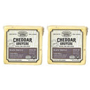 Wood River Cheddar Gruyere with Black Truffle, 8 oz [PACK of 2] Cheese Wood River Creamery 