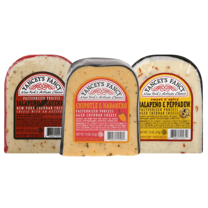 Yancey's Fancy Cheddar Cheese "Spice it Up" Bundle Cheese Yancey's Fancy 