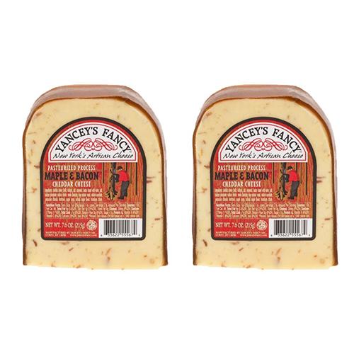 Yancey's Fancy Maple Bacon Cheddar, 7.6 oz [PACK of 2] Cheese Yancey's Fancy 