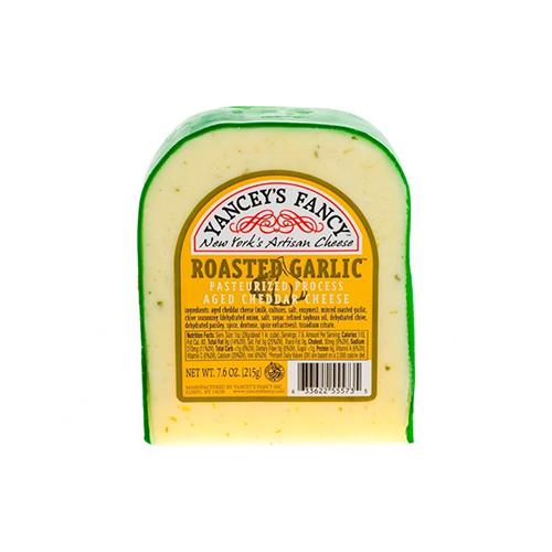 Yancey's Fancy Roasted Garlic Cheddar, 7.6 oz [PACK of 2] Cheese Yancey's Fancy 