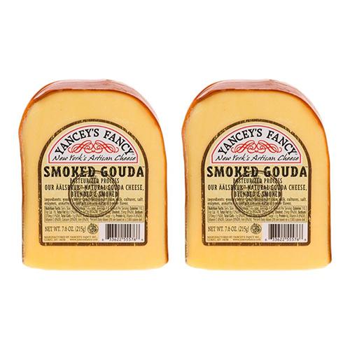 Yancey's Fancy Smoked Gouda Cheddar, 7.6 oz [PACK of 2] Cheese Yancey's Fancy 