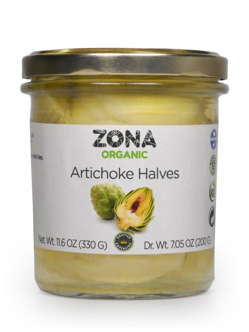 Zona Organic Artichoke Halves, 11.6 oz